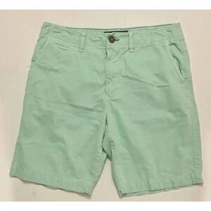 American Eagle Outfitters Mens Chino Shorts Size 33‎ Classic Mint Green Logo
